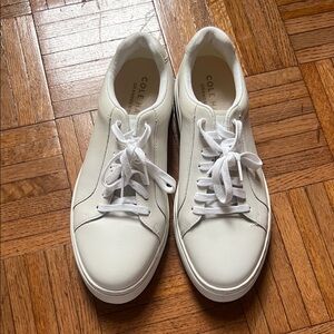 Cole Haan Cream Leather Sneakers